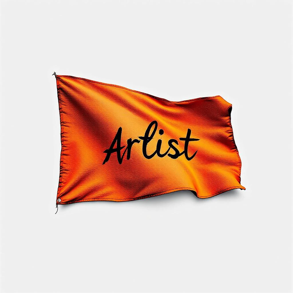artlist logo on a flag